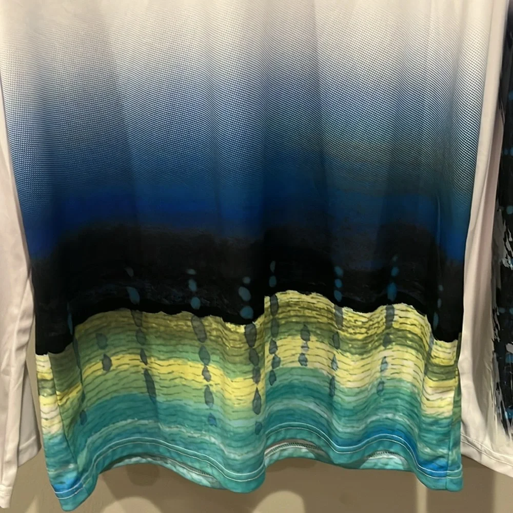 Guy Harvey NWT Men’s Marlin UPF Sun Performance long sleeve shirt size large - Picture 4 of 12